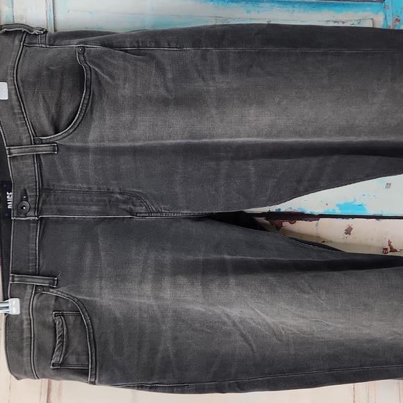 Paige Federal Slim Straight Leg Jeans in Payne - Picture 3 of 9